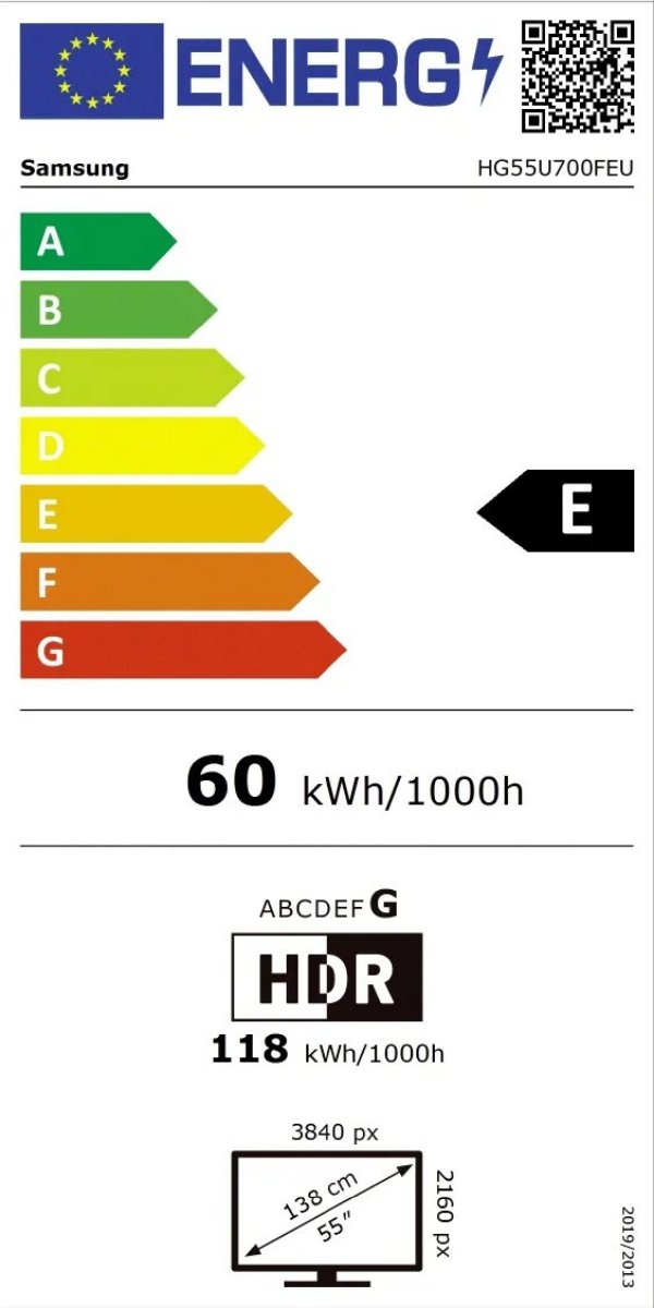 Étiquette énergétique