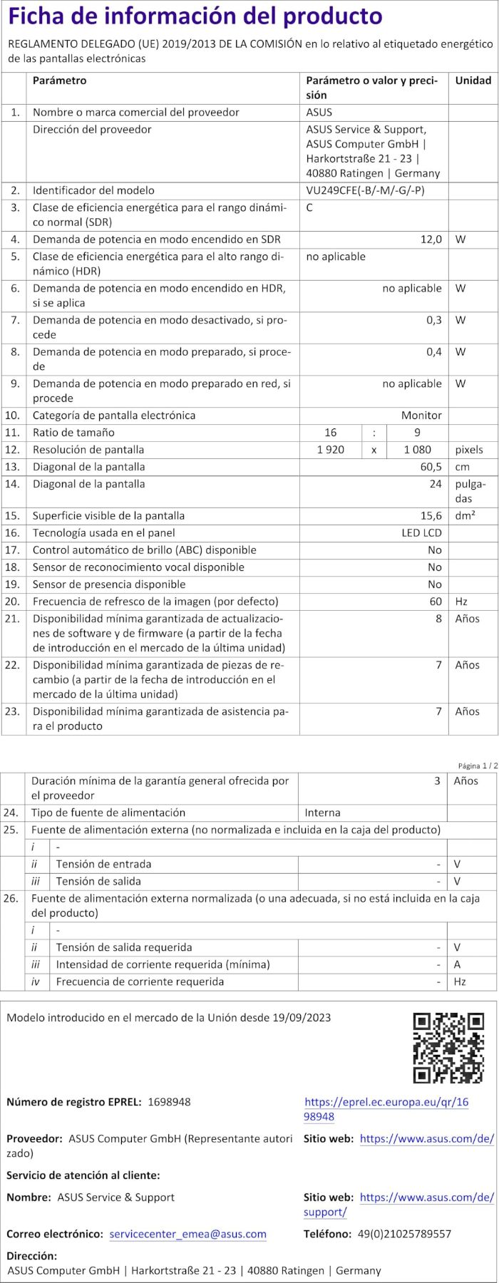 Fiche produit
