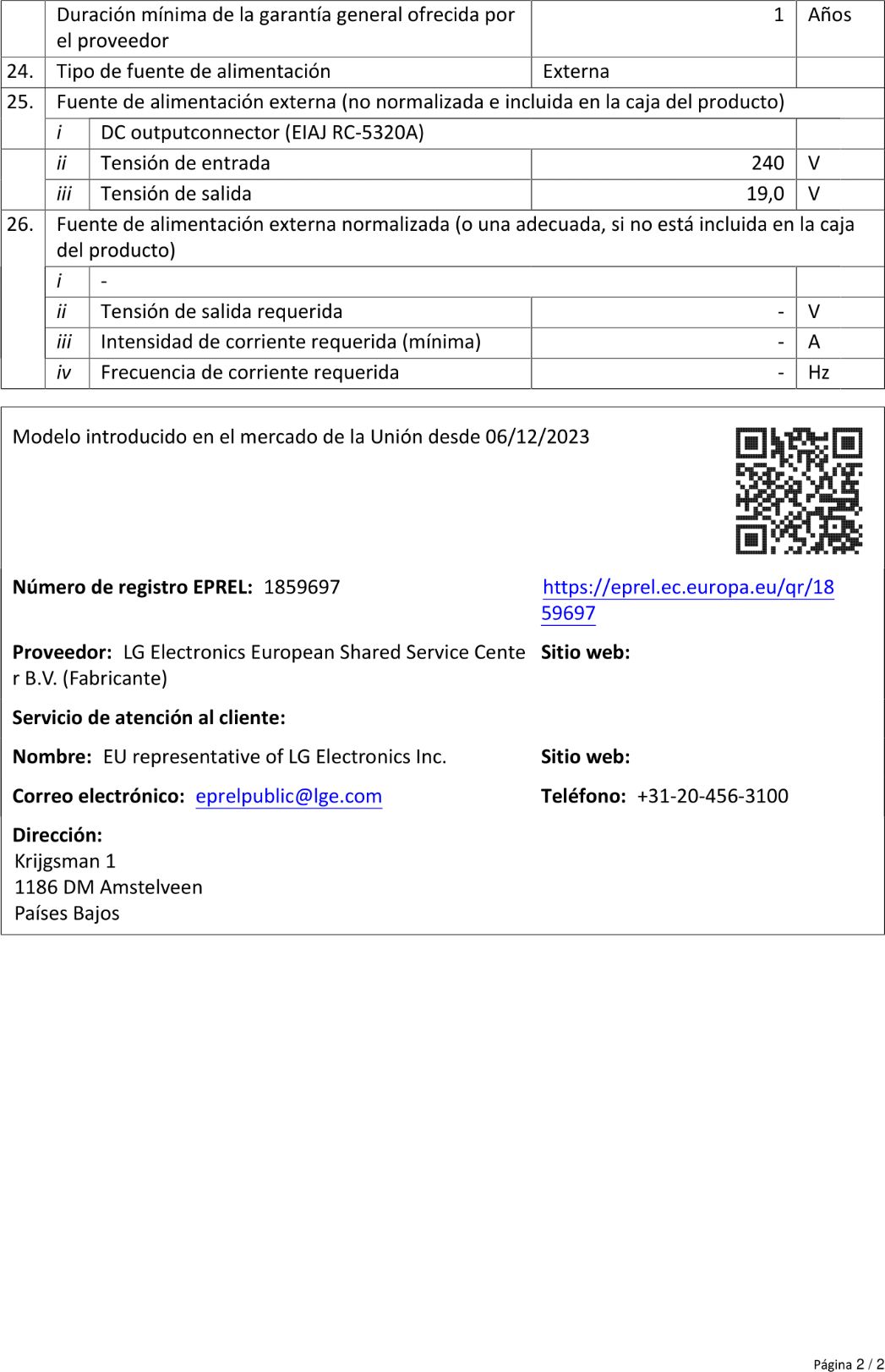 Fiche produit