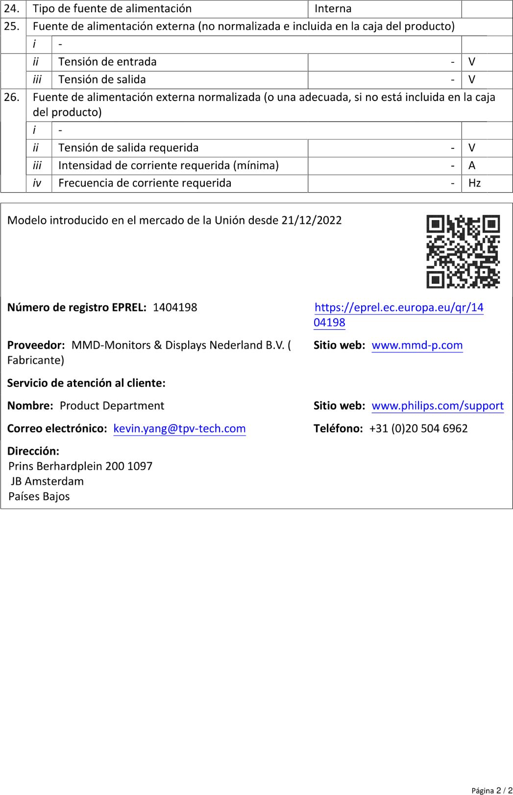 Fiche produit