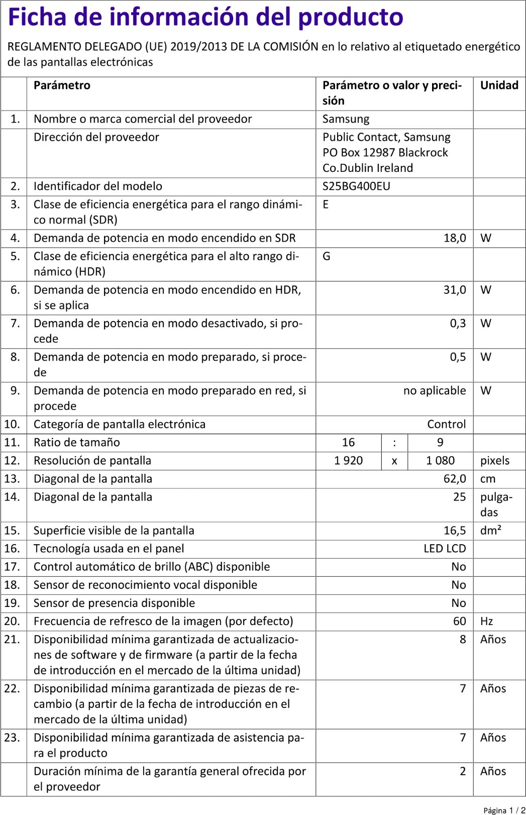 Scheda prodotto