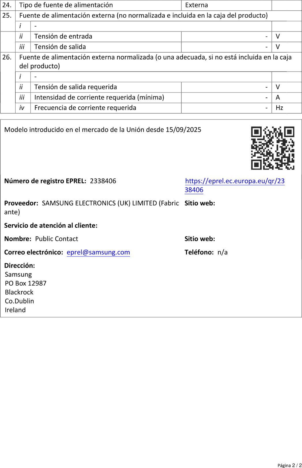 Ficha de producto
