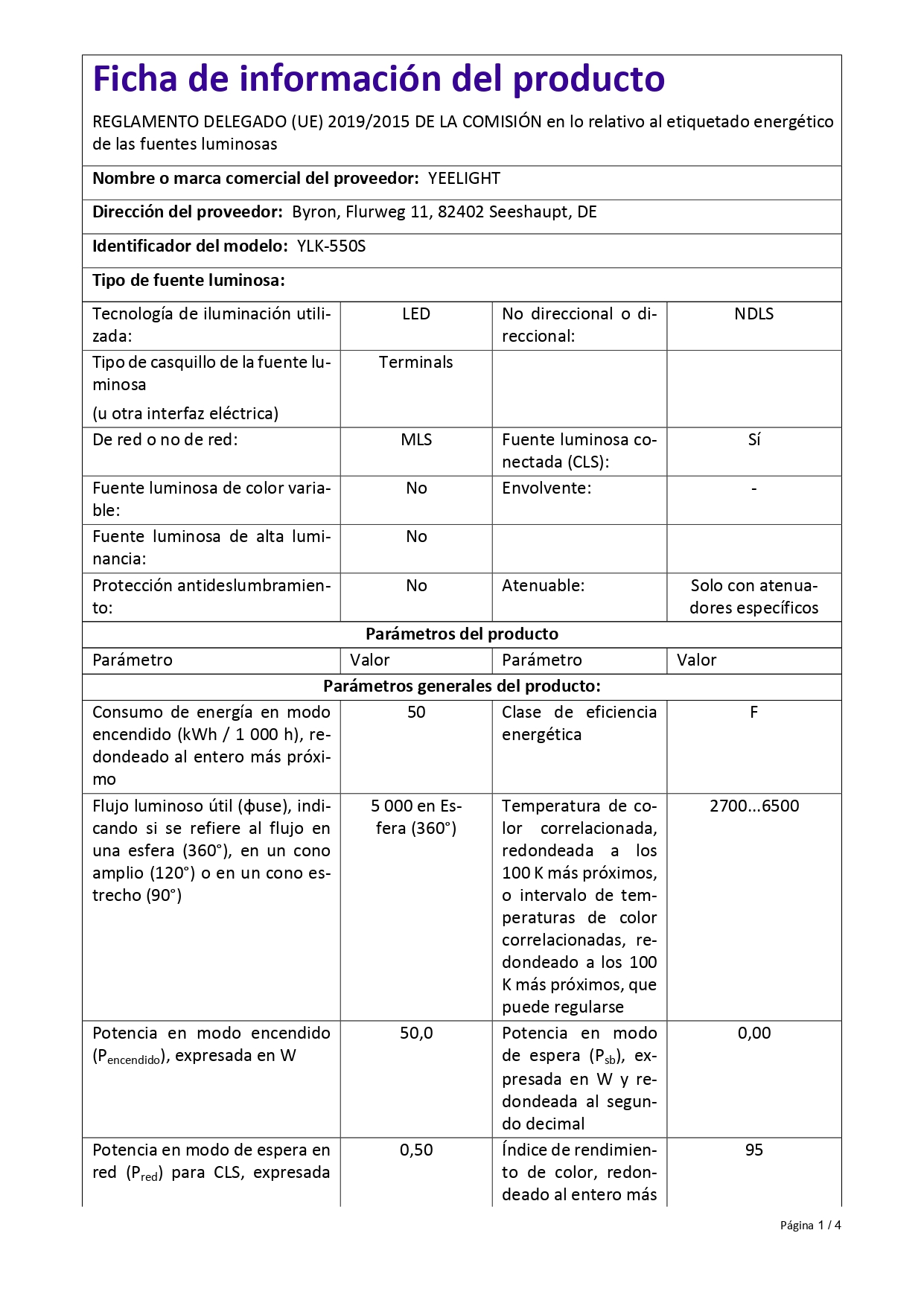 Ficha de producto