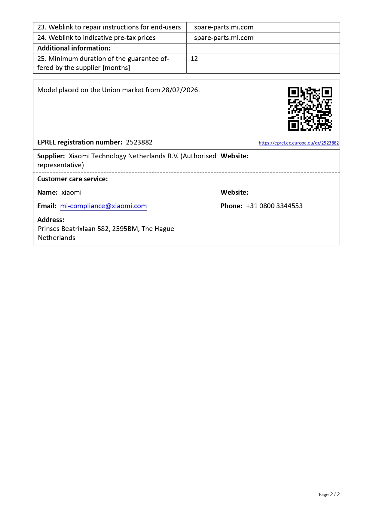 Ficha de producto