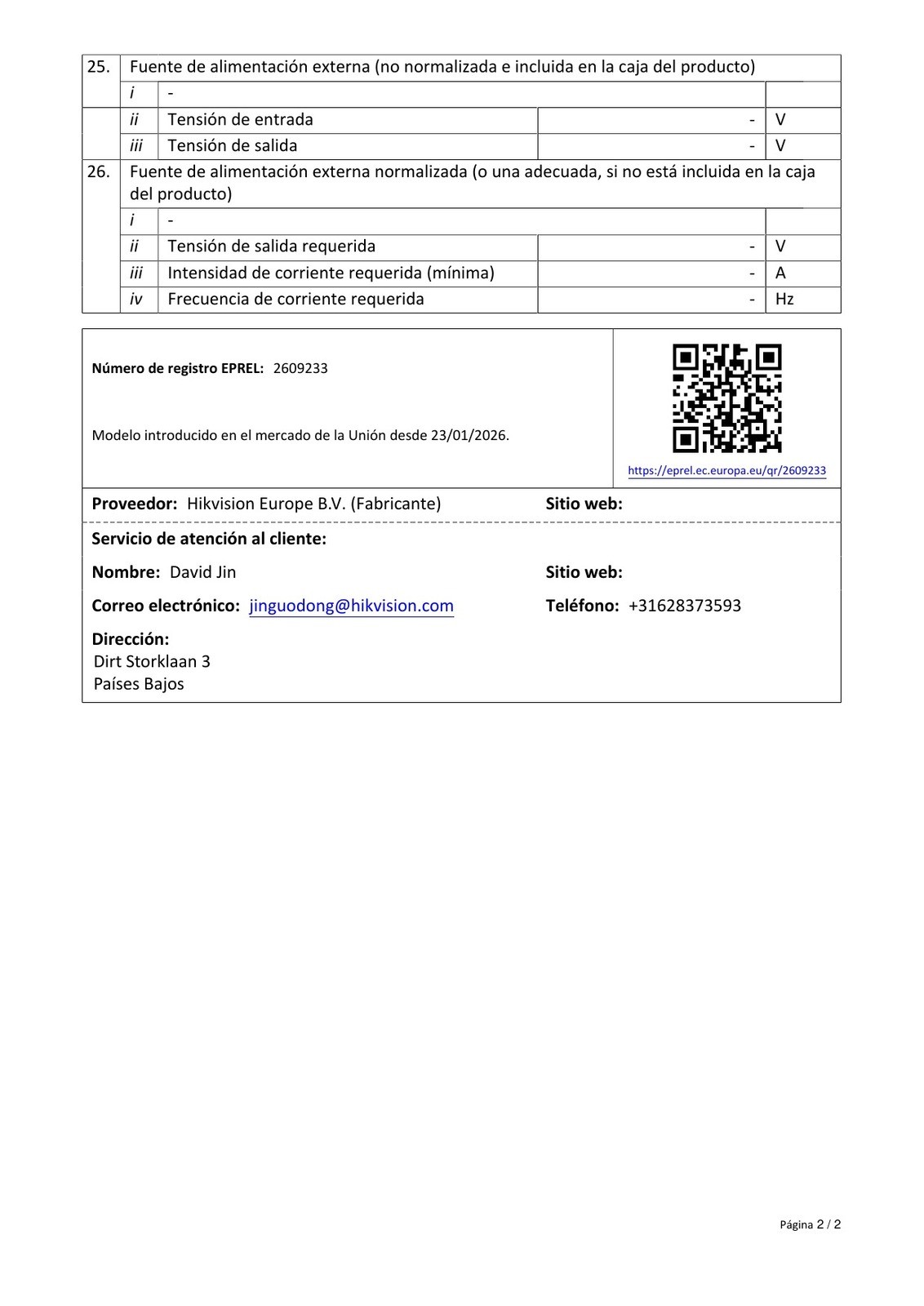 Ficha de producto
