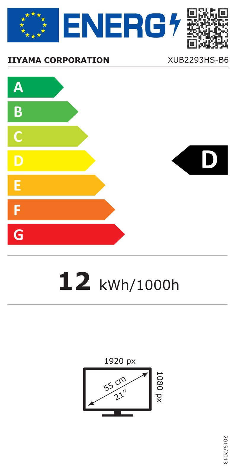 Étiquette énergétique