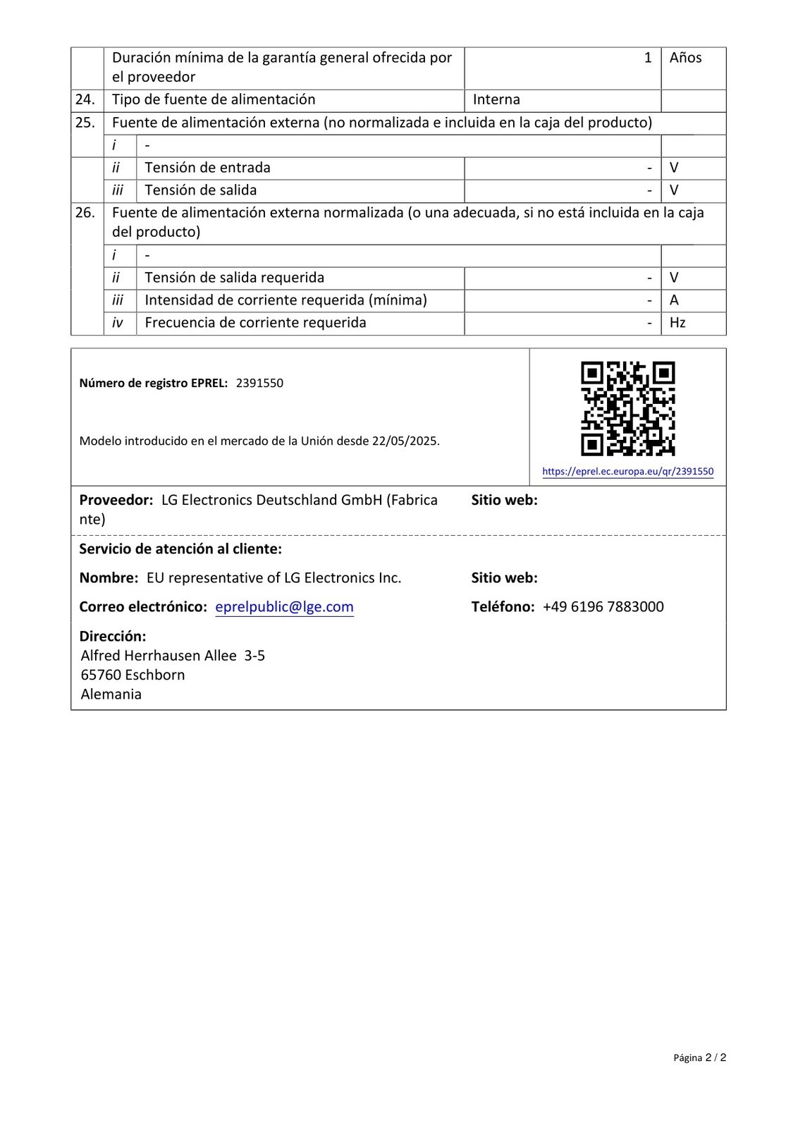 Fiche produit