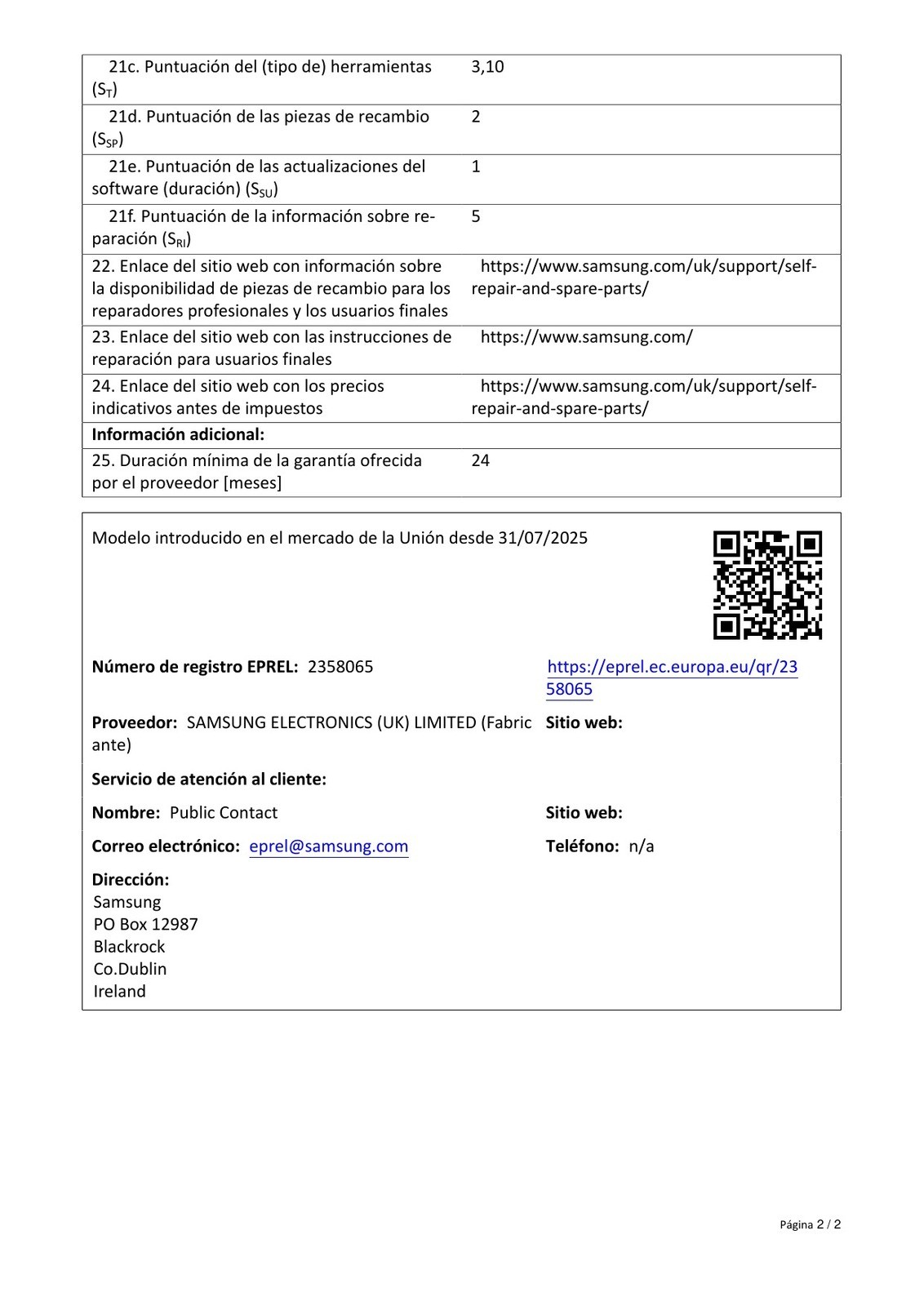 Scheda prodotto