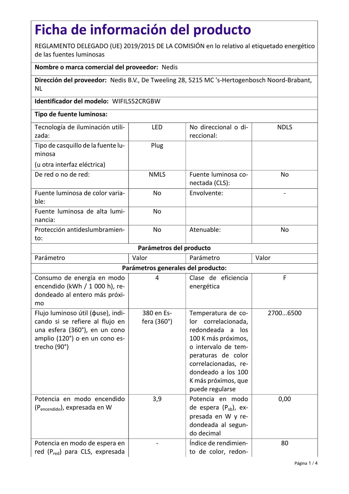 Ficha de producto